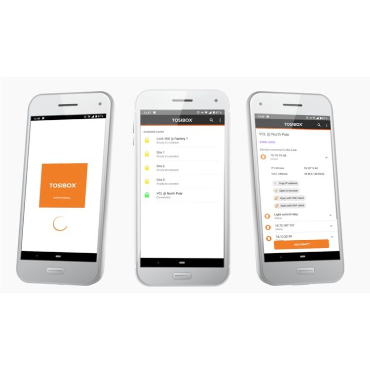 TOSIBOX® Mobile Client (安全 VPN 遠端存取應用程式)